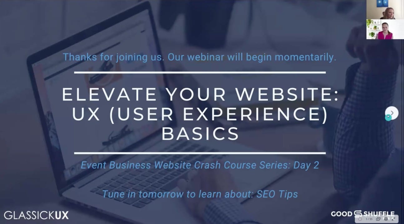 UX basics for event professionals webinar