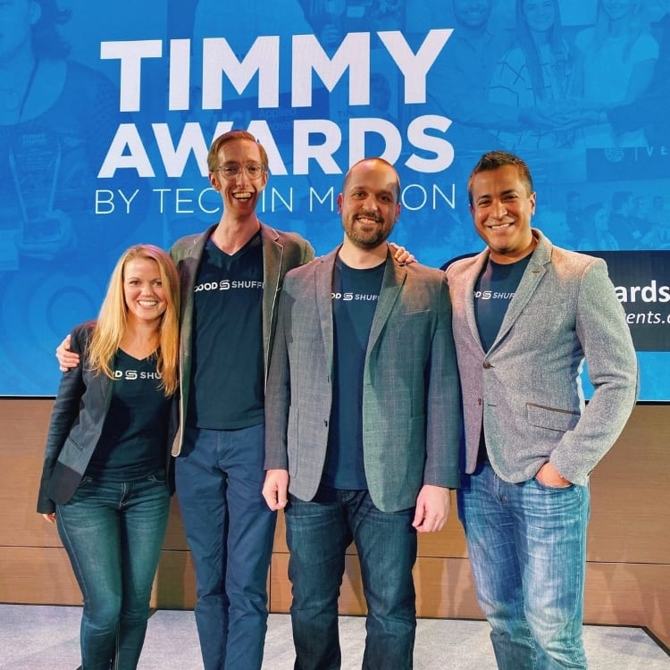 Goodshuffle Pro team at The Timmy Awards