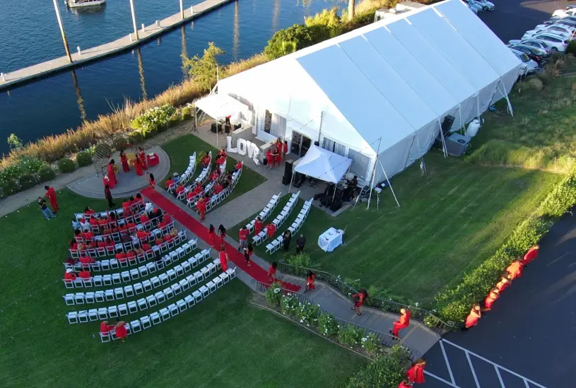 structure_tents structure tent at wedding
